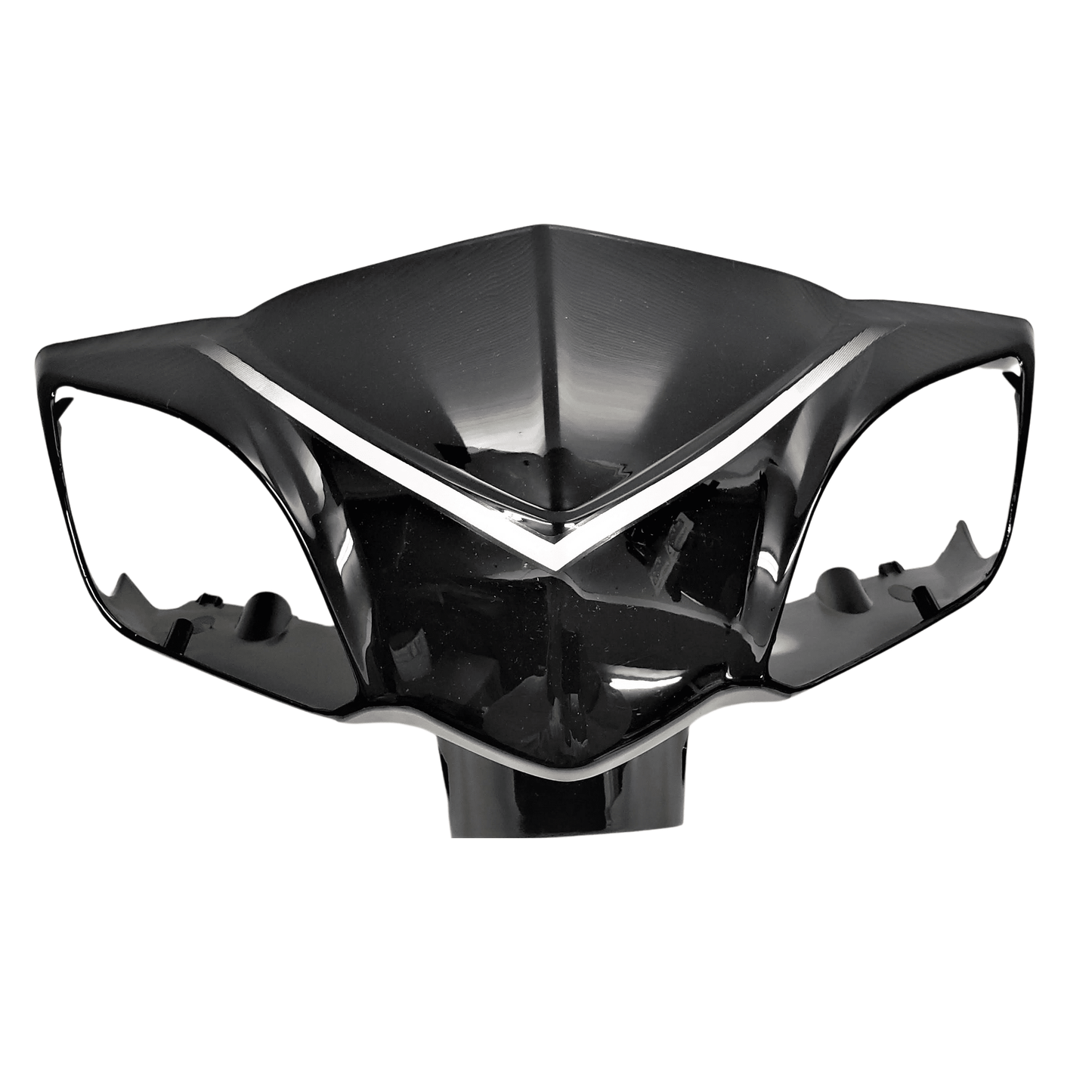 Front Fairing for Signal Lights with Mirror Mounts (BLACK) - evcustom