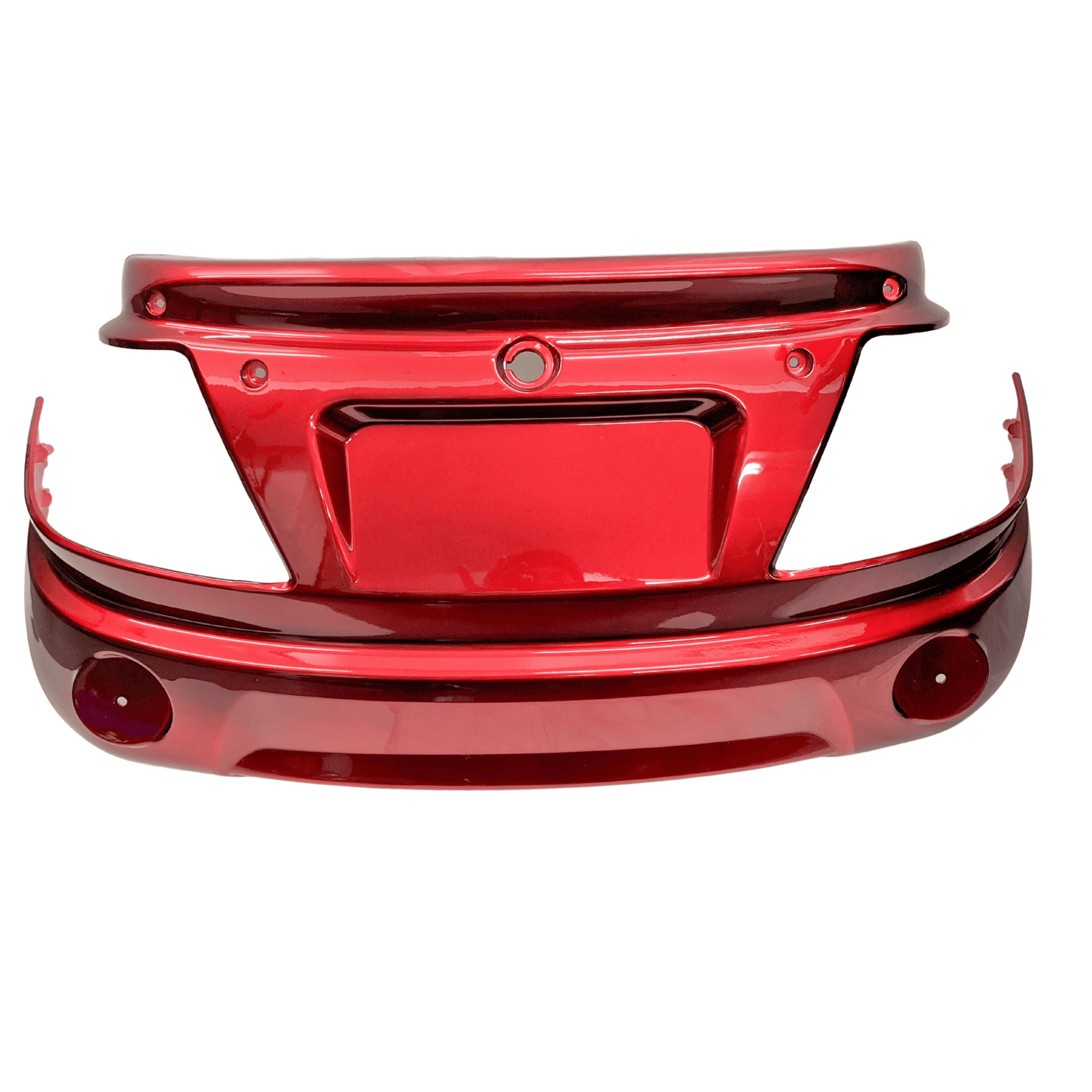 Rear Fairing for License Plate with Lock Mount (RED) - evcustom
