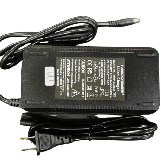 3 Amp 48 - Volt Lithium - Ion Battery Charger - evcustom