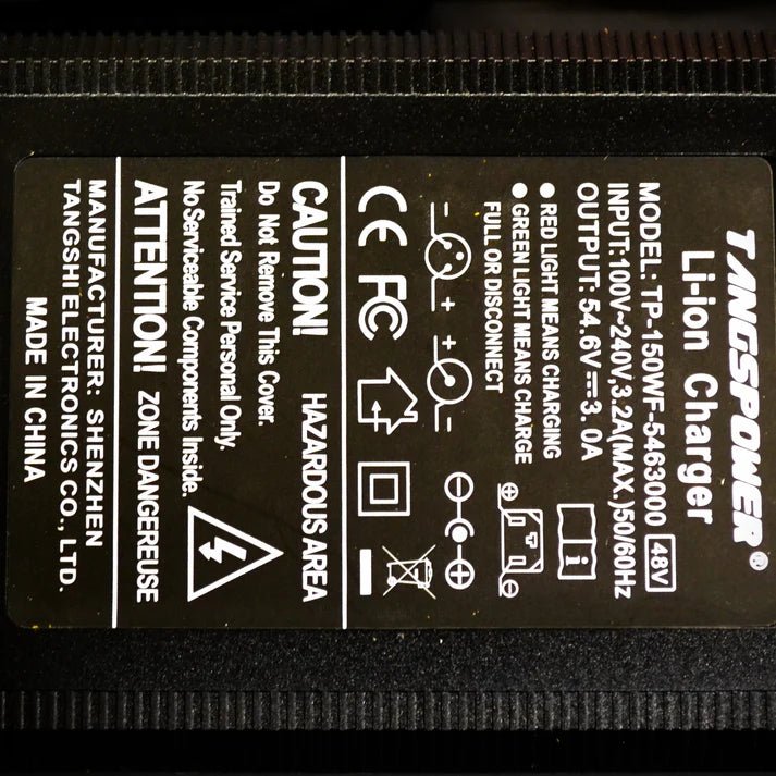 3 Amp 48 - Volt Lithium - Ion Battery Charger - evcustom