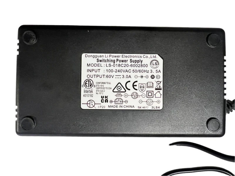 60V 3.0A Lead Acid Charger XLR 3 Prong - evcustom
