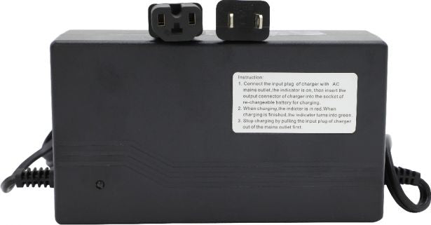 72V 2.5A Lead Acid Battery Charger – Reverse Polarity Connector Universal T - Prong - evcustom