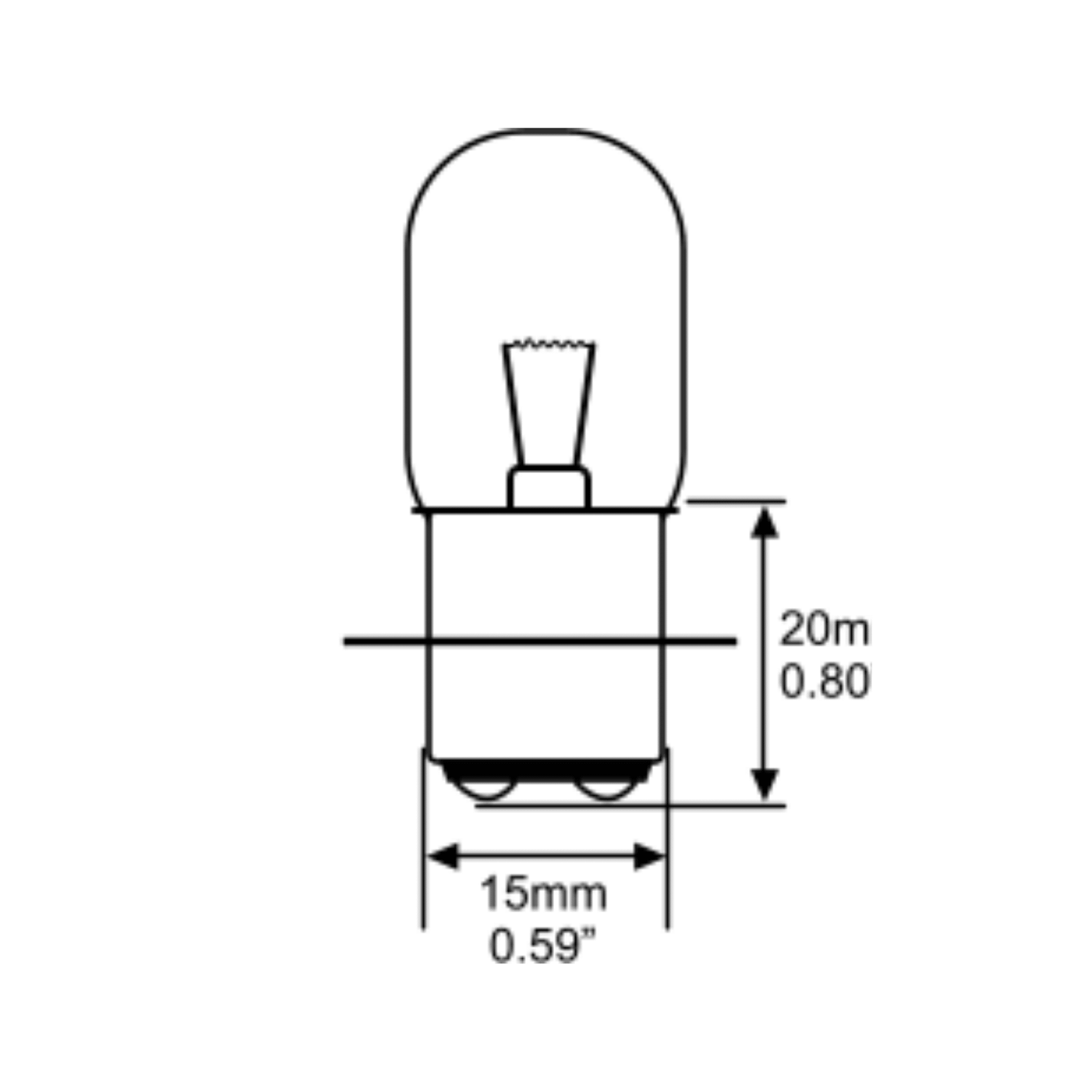 BULB Headlight Bulb 12 Volt 25 Watt Replacement for E - Bikes - Universal - evcustom