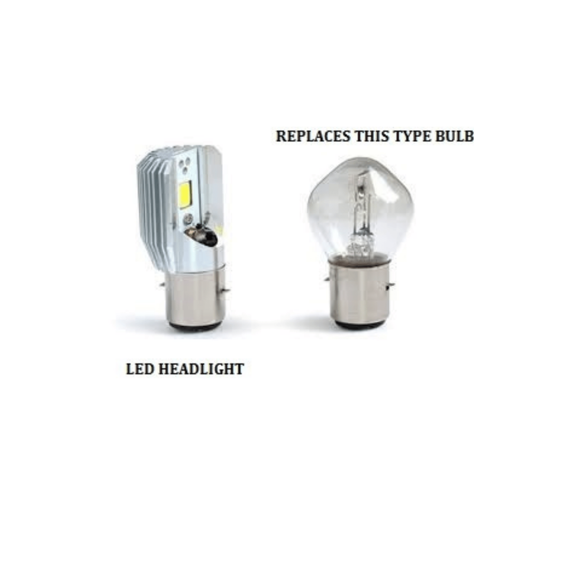 BULB LED Headlight Bulb 12 Volt 35 Watt Replacement for E - Bikes - Universal - evcustom