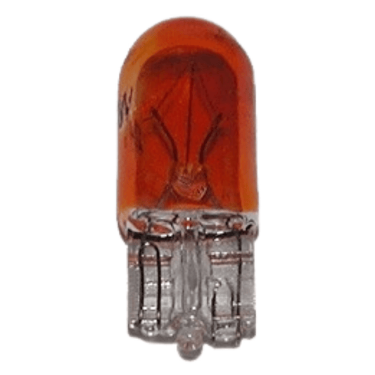 BULB Turn Signal Bulb 12V 3W Amber Wedge - Universal Replacement - evcustom