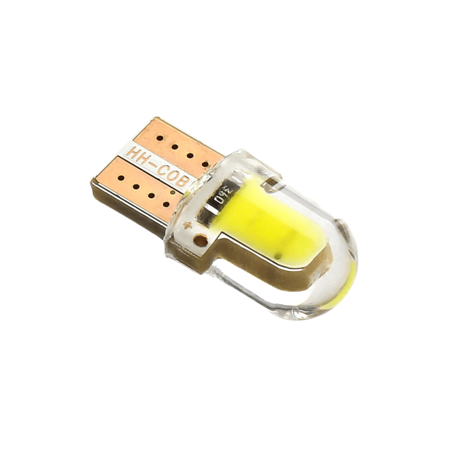 BULB Turn Signal COB LED 12V 5W White Wedge - Universal Replacement - evcustom