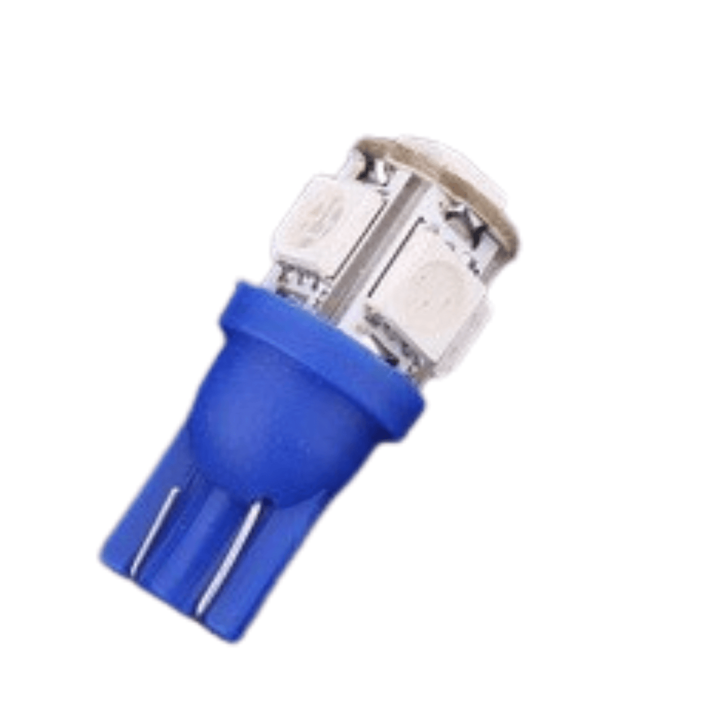 BULB Turn Signal LED 12V 5W BLUE Wedge - Universal Replacement - evcustom