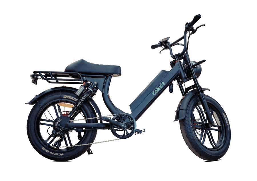 Cafe Classic Cobalt Cruiser Super 73 Style E - bike - evcustom