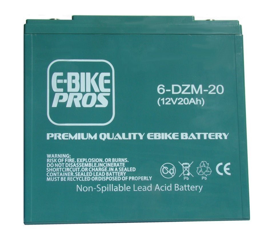 E - bike Pros 12v 20ah+ Premium Quality E - bike battery. - evcustom