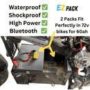 EZ Pack Lead Acid To Lithium Motorcycle/Scooter E - bike - evcustom