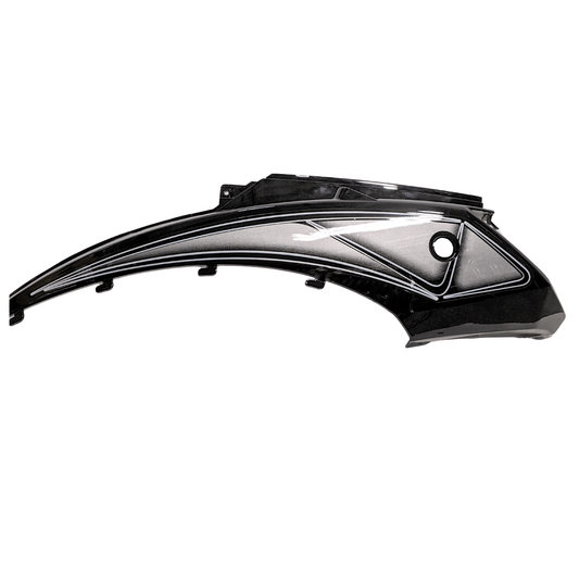 Fairing - Upper Left Side with Seat Lock Mount BLACK - evcustom