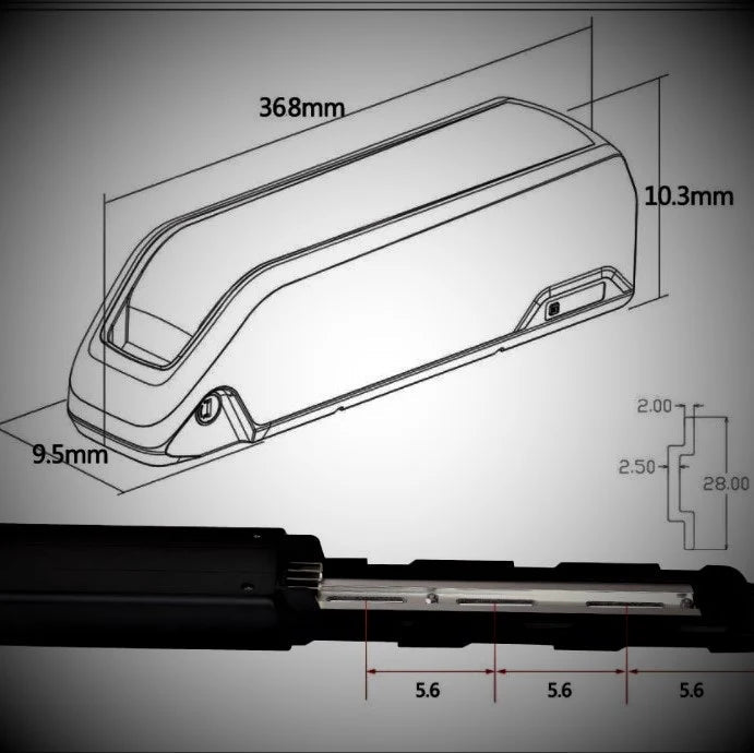 Fresh Addition - Downtube 21700 Removable Battery Pack - DP - 2170 - 4C - evcustom