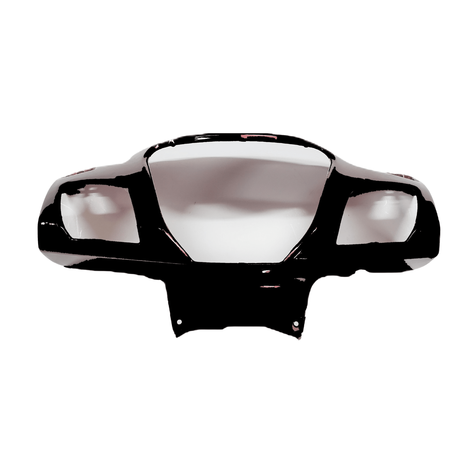 Front Fairing for Head and Signal Lights and Mirror Mounts (BLACK) - evcustom