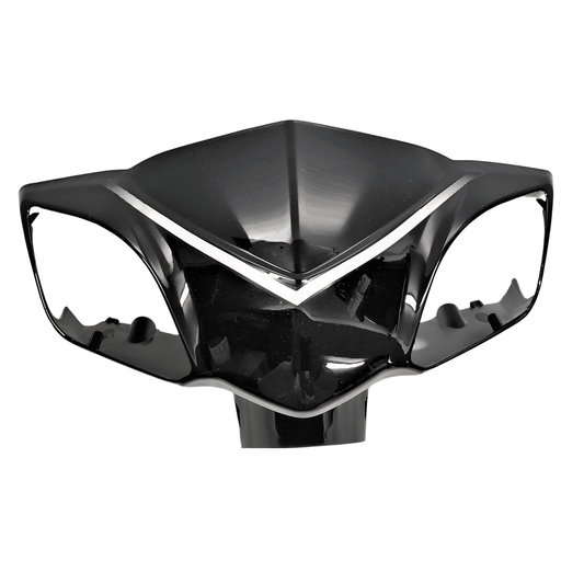 Front Fairing for Signal Lights with Mirror Mounts (BLACK) - evcustom