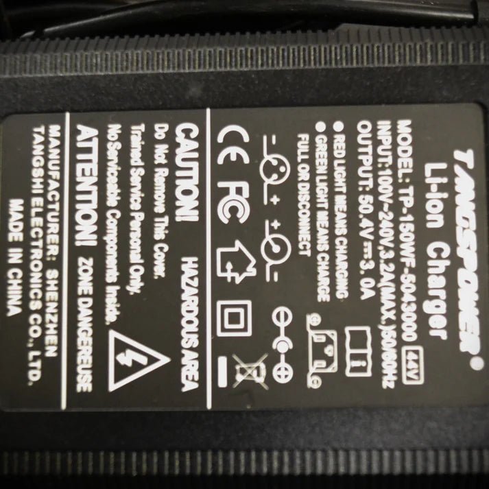 Lithium - Ion Charger - 12S (50.4V), 3 Amps - evcustom
